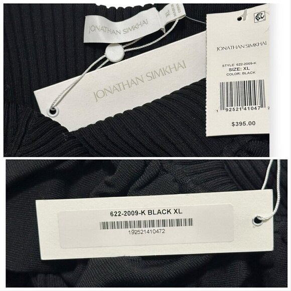 Jonathan Simkhai Isabelle Off-the-shoulder Ruffled Ribbed-knit Top, XL, NWT - Picture 7 of 16